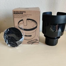 Seven Sparta Universal Car Cup Holder Expander Organizer with Adjustable Base