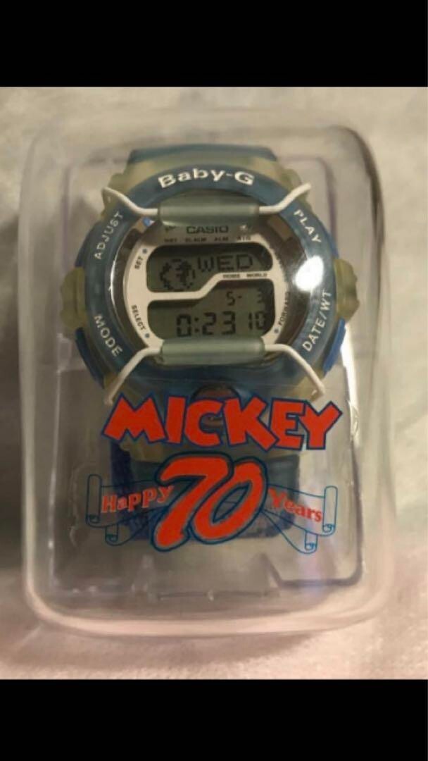 ディズニーストア　CASIO Baby G ミニーマウス Yahoo!オークション - 【訳あり品】カシオ Baby-G ディズニー