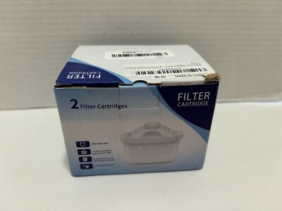 Universal Water Pitcher Filter Cartridge for Brita 1 Filter Seald 1 Filter Open