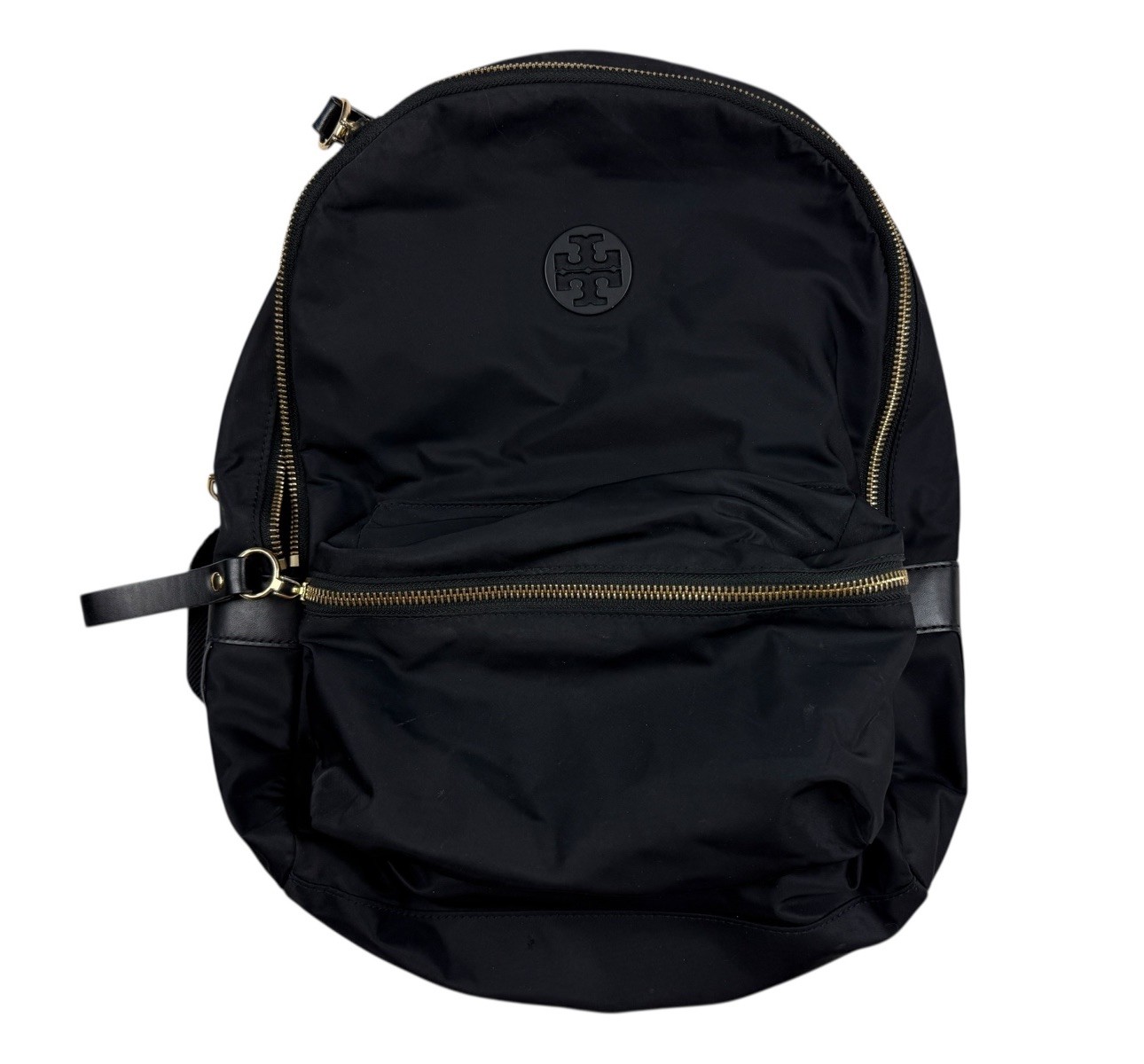 Tory Burch Tilda Nylon Black Zipper Backpack Bad Zipper Repair