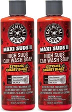 Chemical Guys Maxi-Suds II Car Wash Soap, 16oz (2-Pack), Cherry Scent