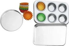 Pan Set Compatible With Easy Bake Ultimate Oven | Cupcake Liners THAT WILL FIT |