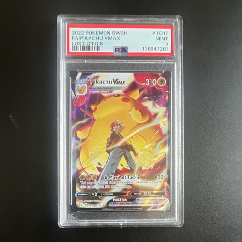 Pikachu VMAX graded PSA 9 for sale on eBay