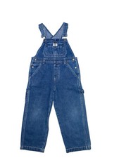 Calvin Klein CK Vintage Bibbed Overalls M Blue Jeans Denim Youth