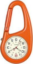 Men Women Clip-on Watches Quartz Luminous Face Backpack Watch for Outdoor Cli