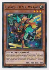 Yu-Gi-Oh TCG GRCR-EN002 SR Gagaku-P.U.N.K. Wa Gon The Grand Creators