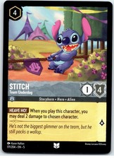 171 Stitch - Team Underdog - Uncommon - Steel Disney Lorcana Shimmering Skies