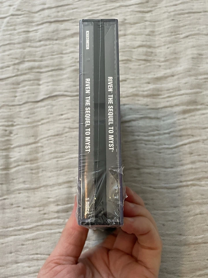 Riven The Sequel to Myst PC 1997 Game Factory Sealed PC MAC Ubisoft Vintage  - Image 4 of 4