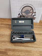 Vintage Craftsman 14 Drive Sae Socket Set In A Permanex Plastic Case