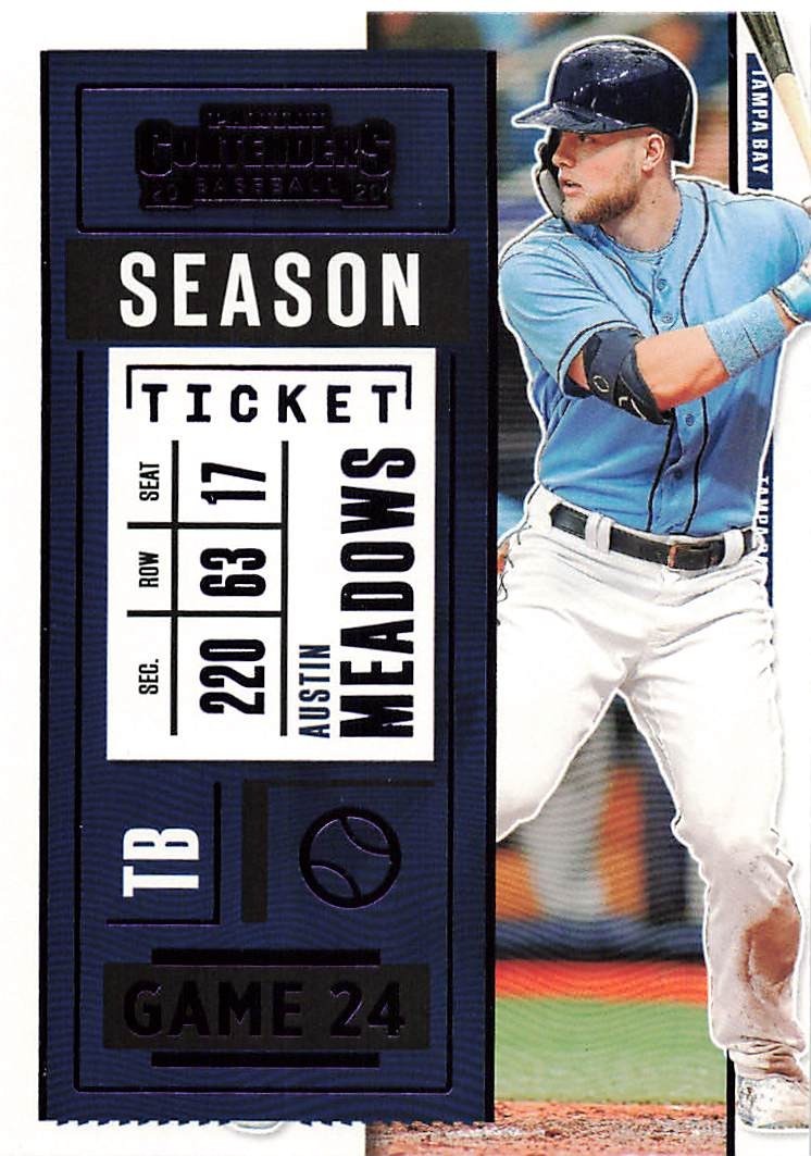 2020 Panini Contenders - Austin Meadows #24 Purple