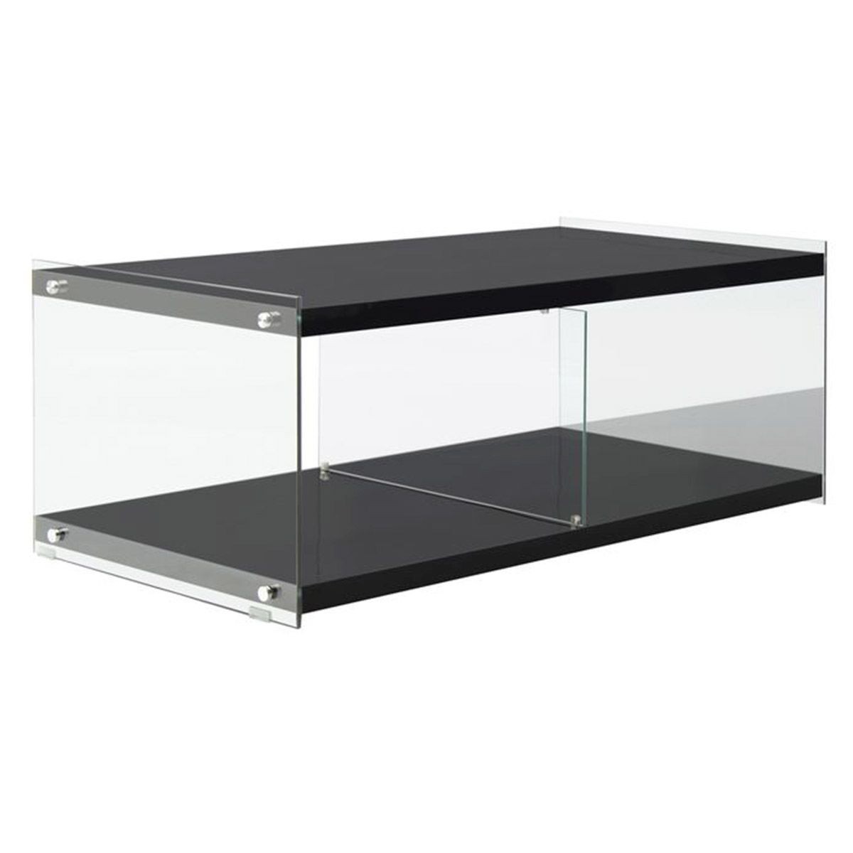 Meuble TV laqué brillant Elementary 120cm au design contemporain épuré