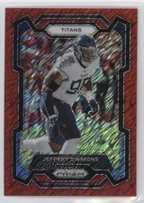 2023 Panini Prizm Red Shimmer Prizm 34/35 Jeffery Simmons #286 nd3