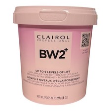 BW2 CLAIROL BLEACH POWDER LIGHTENER, DEDUSTED EXTRA STRENGTH 227g 8oz 