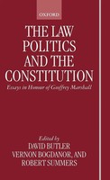 David Butler (U. A.) | The Law, Politics, And The Constitution | Buch | Englisch