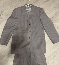 Vtg Giorgio Armani Le Collezioni Blazer And Trousers 50EU Gray Made in Italy