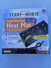 Ferry Morse Seed Starting Heat Mat 10" x 20" FREE SHIPPING