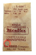 AS 1234 Mainspring watch part ALLOY