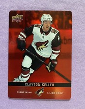 2019-20 TIM HORTONS DIE CUT RED CLAYTON KELLER RED #DC-30 ARIZONA COYOTES