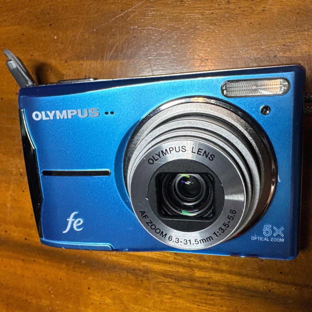 Olympus FE-46 12.0MP Digital Camera Y2K Teal Blue tested
