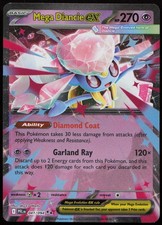 pokemon mega diancie ex card Mega Diancie ex #41 Prices | Pokemon Phantasmal Flames
