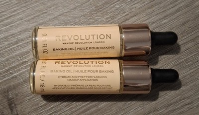 Pack of 2 Makeup Revolution Beauty Baking Oils Primer Hydrating New Sealed