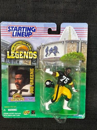 1998 Starting Lineup NFL Legends Joe Greene Steelers Actionfigur CB HOF Neu