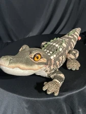 Wild Republic Plush Green Alligator/ Crocodile 20.5” Reptile Stuffed Animal 