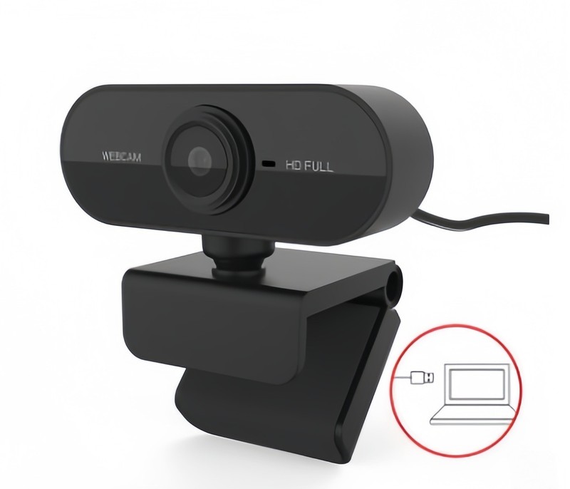 NEW 1080P Full HD USB Webcam for PC Desktop, Laptop Web Camera with Microphone