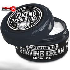 Luxury Shaving Cream for Men- Sandalwood Scen...