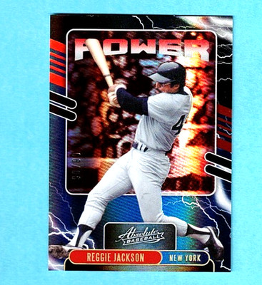 Reggie Jackson 2021 Absolute Power #PO13 Yankees #d /99 C189