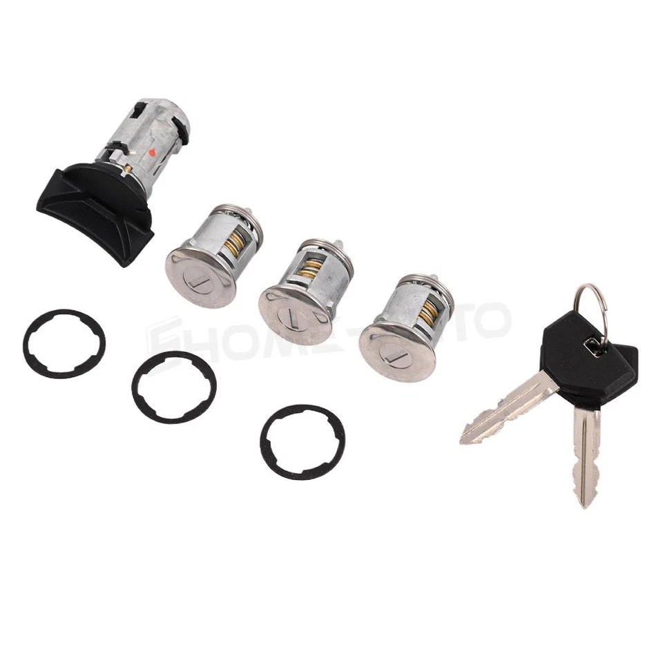 For 1991-1995 Jeep Cherokee Ignition Switch Cylinder & Door Lock Set - Image 3 of 4