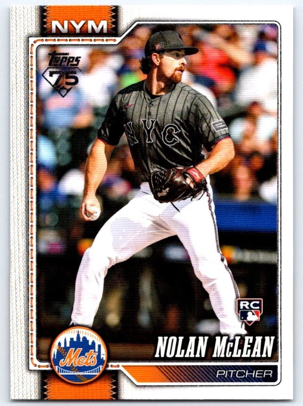 2026 Topps Series 1 - Nolan McLean #214 (RC) Mets