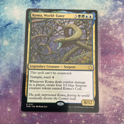 Koma, World-Eater (REGULAR) x1 - MTG Foundations FDN #121