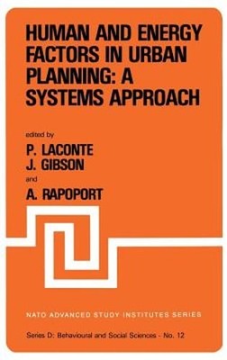 Human and Energy Factors in Urban Planning: A Systems Approach: Proceedings of