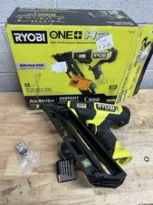 Ryobi ONE+ HP Brushless 18V 15GA Angled Finish Nailer PBL375B (Tool Only)  Used