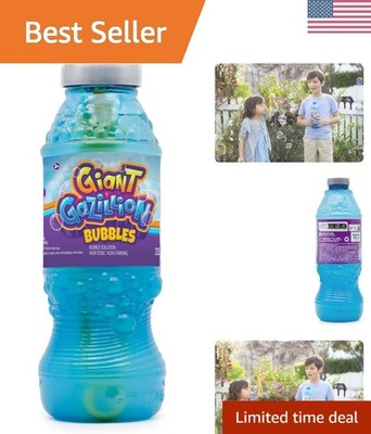 Giant Bubble Solution 1 L   Creates Huge, Extra Elastic Bubbles, Safe & Non T...