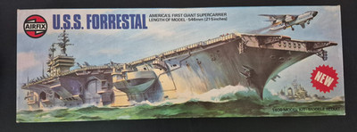 1/600 U.S.S. Forrestal America's 1st Giant Supercarrier model kit by Airfix