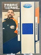 2011 Panini Certified Fabric of the Game Mark Carrier Bears #'d 151/250