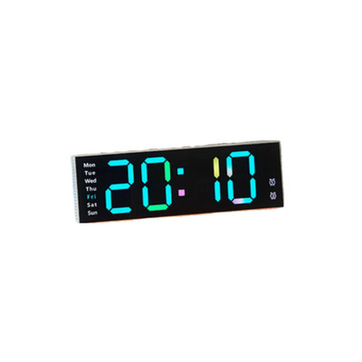 Creative large screen LED wall clock: multifunctional atmosphere decoration