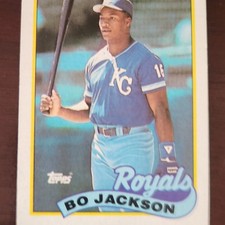 Topps 1989 Bo Jackson #540 Kansas City Royals MLB Base Set Baseball Card