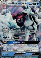 Pokemon TCG Holo Full Art Alolan Ninetales GX SM - Guardians Rising 22/145 on eBay