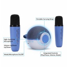 Karaoke Machine With Microphones Fun Voice Effects For Home Use