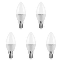 Asalite E14 Led-Lampe B35 6W 510Lm 4000K Neutralweiß 5 StüCk