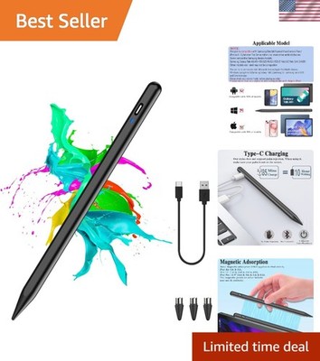 Dual-Compatible Active Stylus Pen for Samsung and iPhone - Effortless Precision