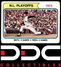 1974 Topps #471 1973 N.L. Playoffs NLCS New York Mets Poor