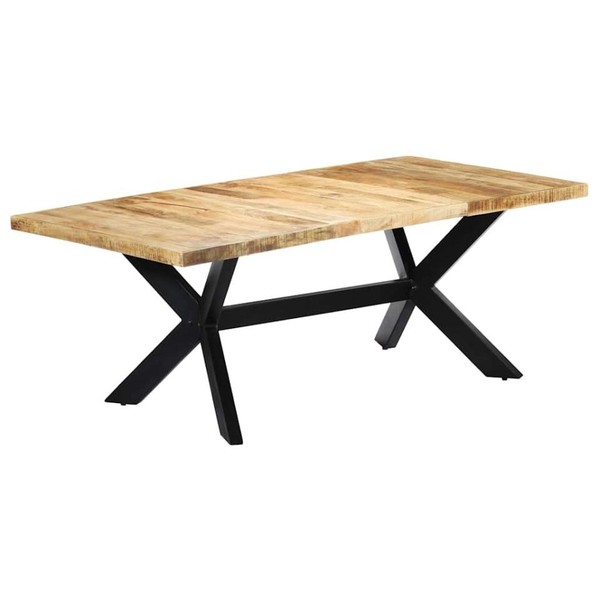 Esstisch 200×100×75 Cm Massivholz Mango-image