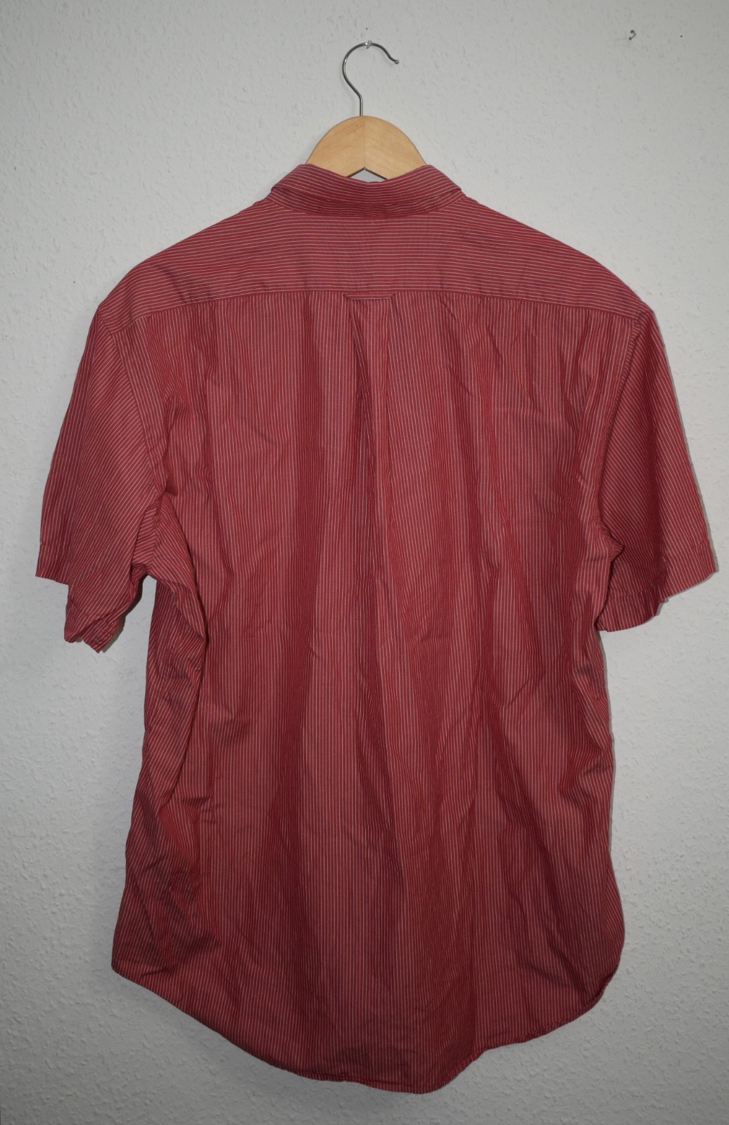 Arrow America's Classics Red Pinstripe Short Sleeve Shirt image 9