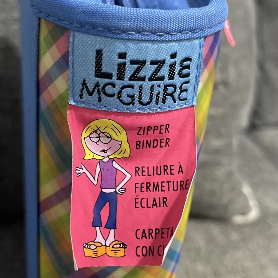 Винтажный трудно найти редкая медовуха Лиззи Макгуайр молнии переплет 3 кольца💎 - Изображение 4 из 4