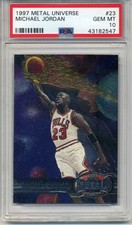 1997-98 Metal Universe #23 Michael Jordan PSA 10 GEM MT Chicago Bulls HOF