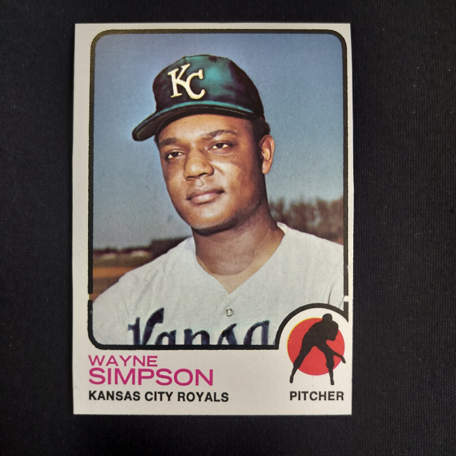 1973 Topps #428 Wayne Simpson Two-Gap Variation NRMT - FREE Shipping!